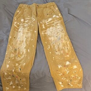 Paint-Splattered Pilcro pants